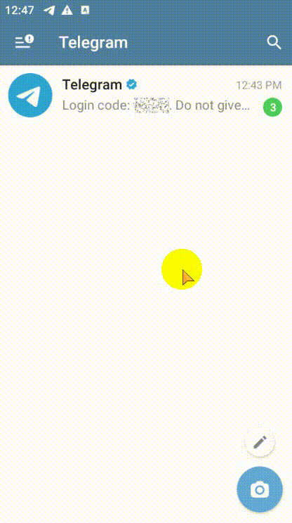 change telegram account email