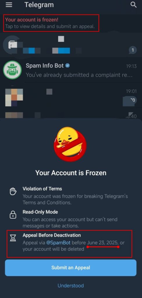 telegram freeze 1